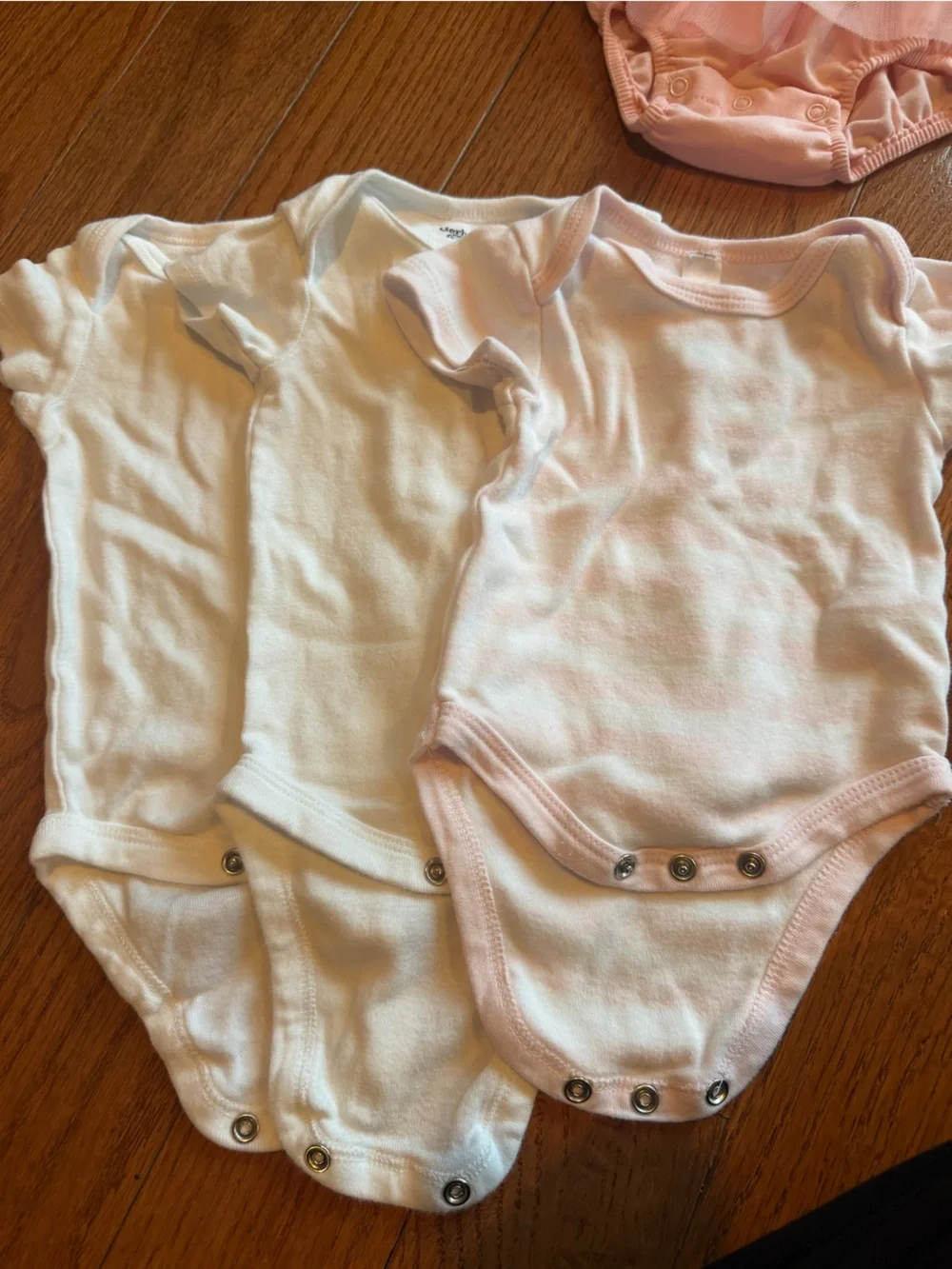 Kids Pink and White Mixed Pajama Bundle - Soft Sleepwear 13 pieces  0-3 months